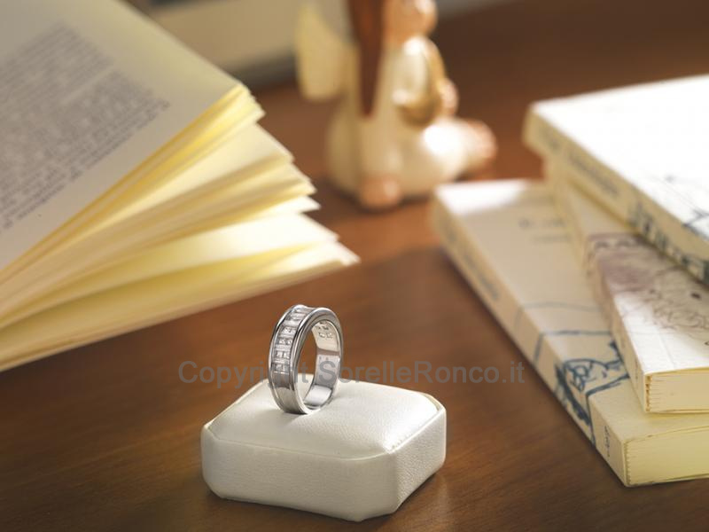 ANELLO RIVIERA ORO E DIAMANTI DA 1.25 CT